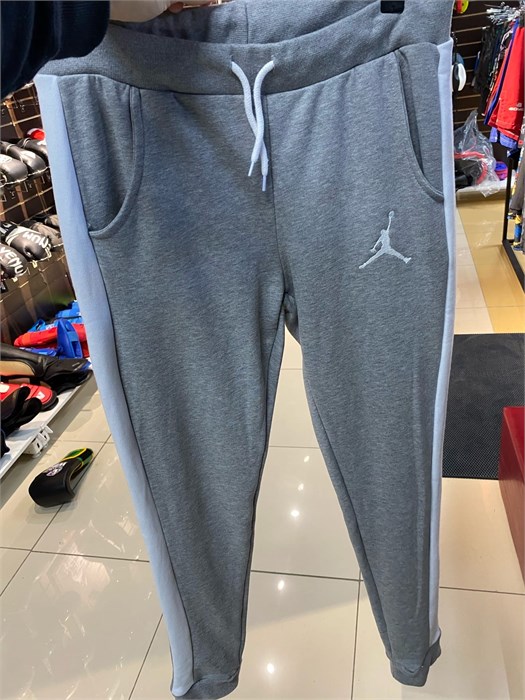 Штаны Nike Just do it (серо-белые) 412f0e9e-cf65-11eb-0a80-031e000d6fc7 - фото 1132