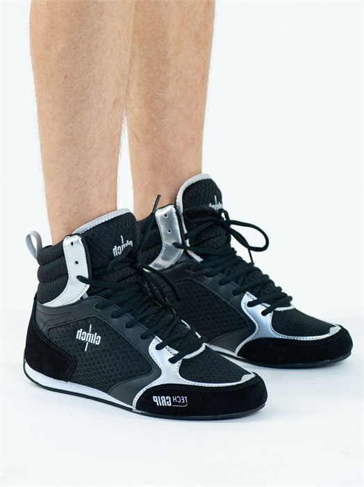 C417 Боксерки Clinch Punch черно-серебристые 41b552d2-f446-11eb-0a80-0d2d000b8a1c - фото 1144