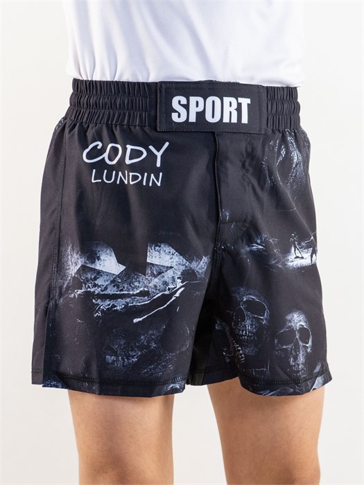 Шорты для мма Черепа (детские) 52e75ea7-7ca2-11ee-0a80-063f001433d0 - фото 1426