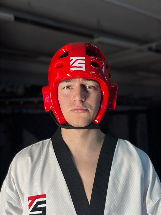 Шлем для тхэквондо Tomorrow Star красный 0834b5af-12eb-11ec-0a80-0210001898cd - фото 155