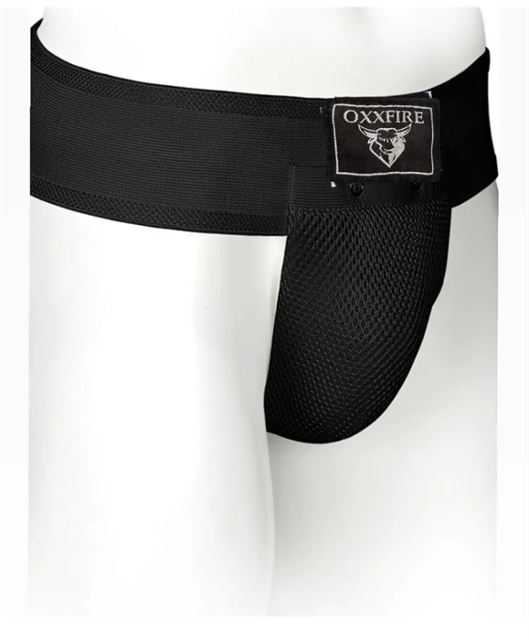 Защита паха мужская OXXFIRE, чёрная 5f5ba69d-74d2-11ee-0a80-096a0040140a - фото 1586