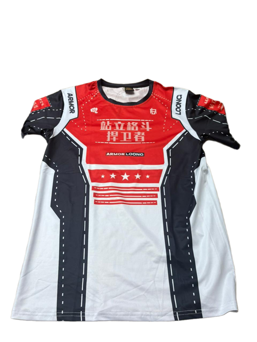 Футболка TS SPORT бело-красная 00009 63df7018-c137-11f0-0a80-027c0008797b - фото 1660