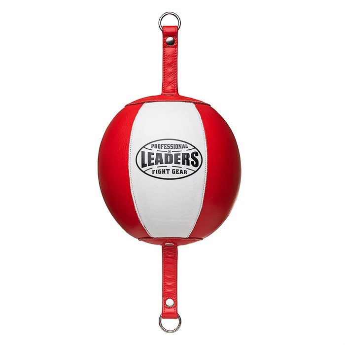 Груша боксерская на растяжках LEADERS 8" RD/WH (ONE, кожа, красный/белый) 68f85d1a-11cc-11ee-0a80-062c00128925 - фото 1739