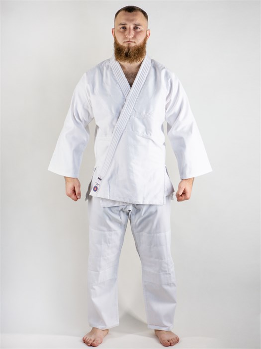 C333 Кимоно для дзюдо подростковое Clinch Judo Silver FDR белое 696455a5-7972-11ee-0a80-0488002679ad - фото 1744