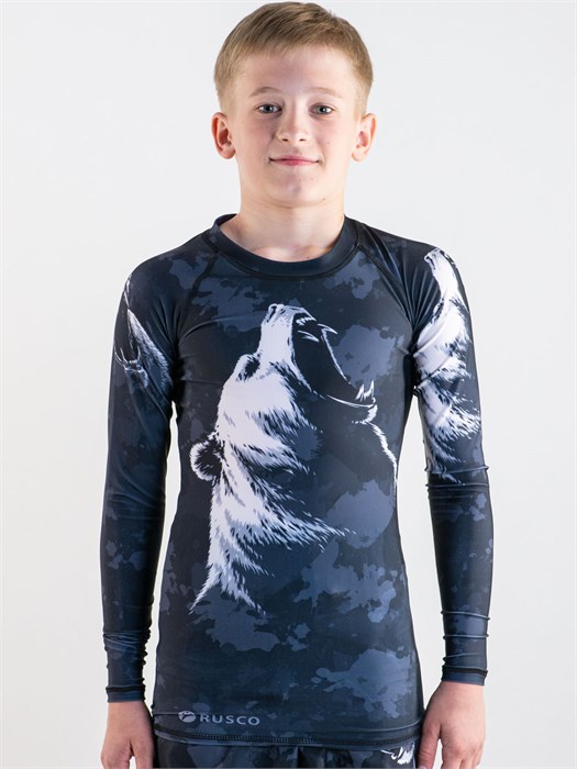 Рашгард для MMA Rusco Sport Grizzly, детский 6e0dca7c-d252-11ed-0a80-080c00015754 - фото 1834