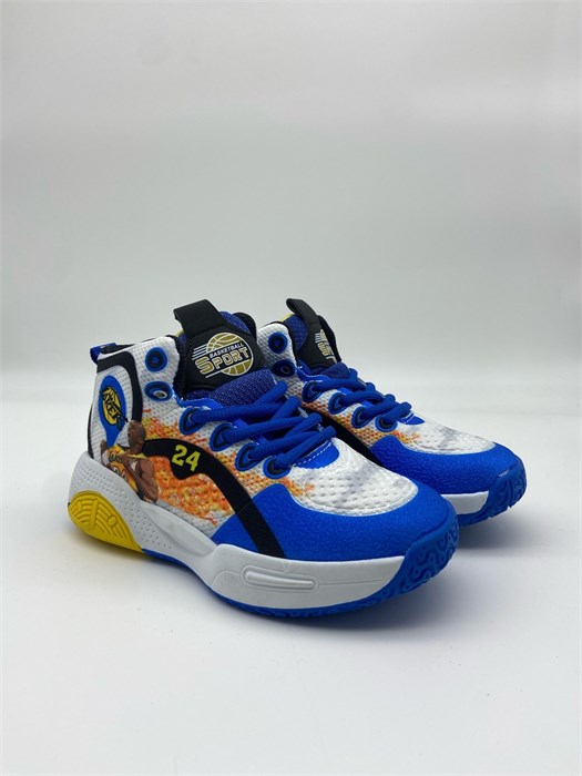 Баскетбольные кроссовки детские blue black 6fbc4e3e-1066-11f0-0a80-15cc001bfa9e - фото 1862