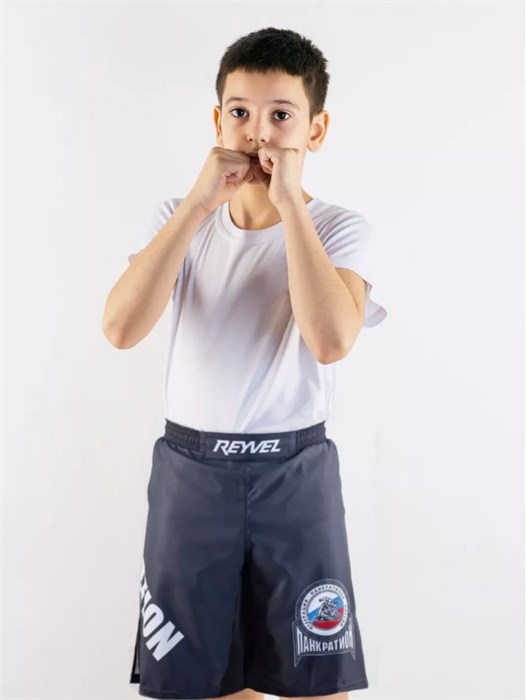 Шорты Reyvel Панкратион Детские (черные) 7485885d-78e9-11ee-0a80-144b0018bce8 - фото 1973