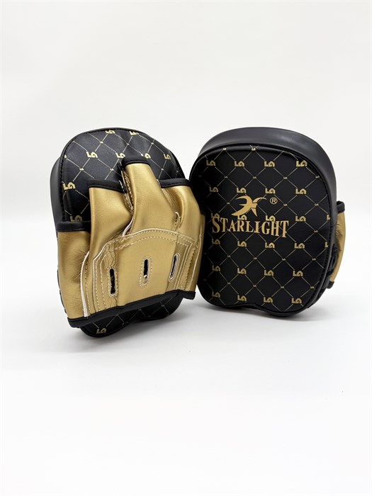 Лапы тренерские, черно-золотые FOCUS MITTS  Tigershop 79c06be1-21dd-11f0-0a80-158b0010d169 - фото 2056