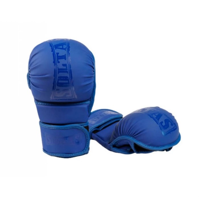 Перчатки MMA SOLTAS, DX, синие 7b127e46-b663-11f0-0a80-1360001260ff - фото 2074