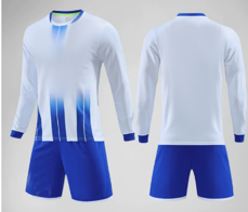 Футбольная форма синий низ белый верх (только верх, без низа)  JG6816-L 7e0fc30d-2028-11f0-0a80-16c9000ac021 - фото 2140
