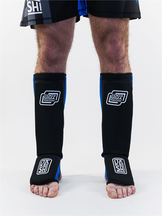 Защита голени формованная TFG Союз  ММА неопрен черно-синий 82119b43-dd74-11ef-0a80-10d4000fb541 - фото 2193