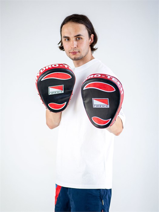 Лапы боксерские FIREICE, FLEX, красный 8310a2ef-a439-11ec-0a80-04c6000836a6 - фото 2225