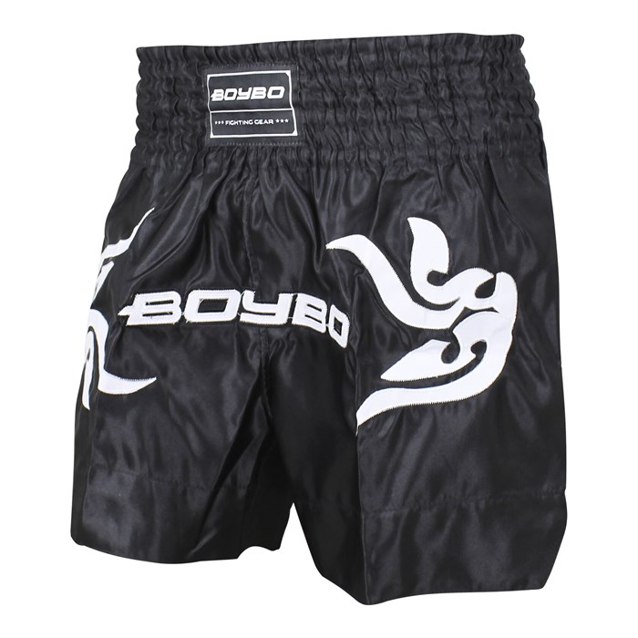 Шорты boybo для тайского бокса черные 8324c4d2-3225-11f0-0a80-08350019921b - фото 2228