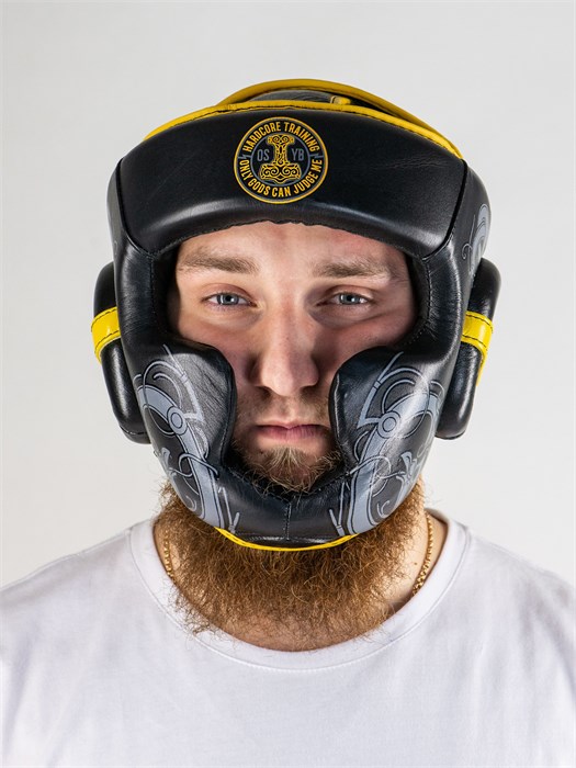 Боксерский шлем Hardcore Training Glima 8e4c1903-66ed-11ee-0a80-08950001fda6 - фото 2447