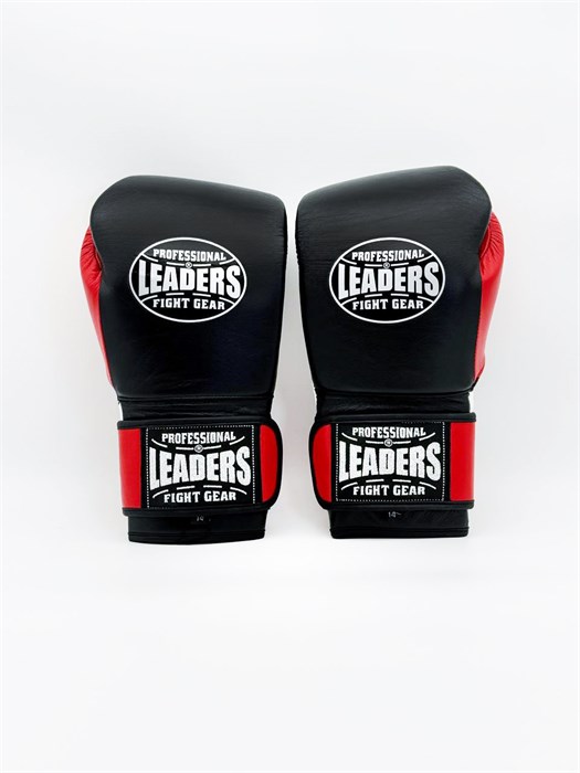 Перчатки боксерские LEADERS LiteSeries (черно-красные) T235235 - фото 2524