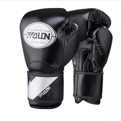Перчатки боксерские WOLON черные 95186e2e-1463-11f0-0a80-07f7000bd3c2 - фото 2573