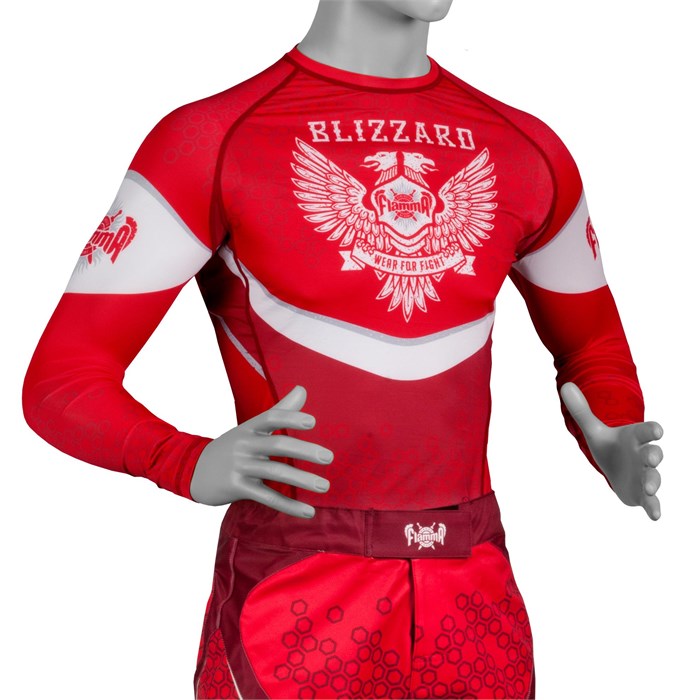 РАШГАРД FLAMMA BLIZZARD (красный) T00917 - фото 2647