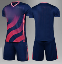 Футбольная форма синяя с фиолетовым M8633 9ac9aae9-2027-11f0-0a80-1580000ac1ff - фото 2719