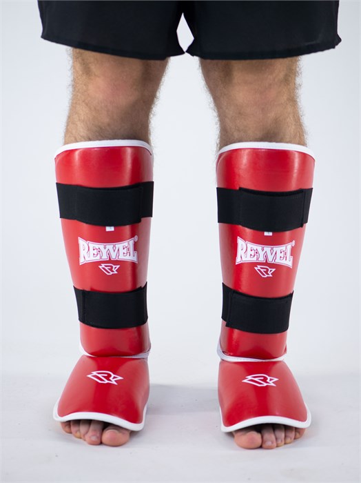 Защита голени и стопы  Reyvel Classic красная T01222 - фото 2793