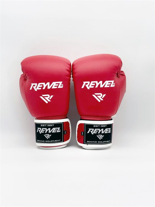 Перчатки боксёрские Reyvel Винил 80 (Красные) T01282 - фото 2826