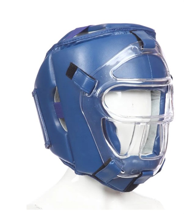 Шлем для всестилевого каратэ со съемной маской (синий) 12b51c8f-b4aa-11f0-0a80-0837001f07eb - фото 293