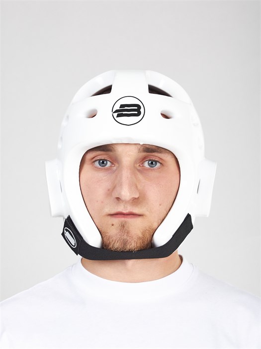 Шлем для тхэквондо BoyBo белый T01490 - фото 2967