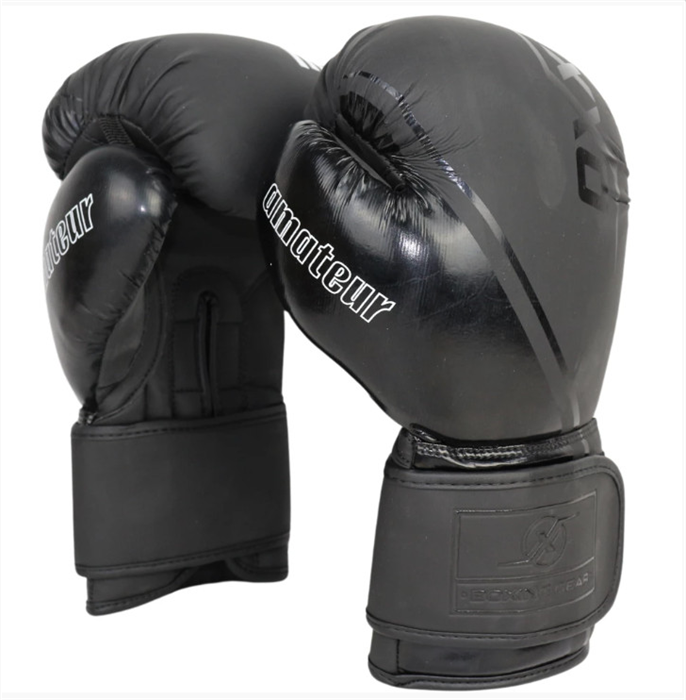 Перчатки боксерские OxxFire Amateur, черные 14dcde70-c5f5-11f0-0a80-1aeb000aae73 - фото 305