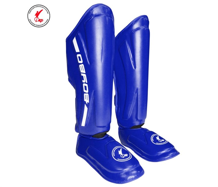 Защита голени и стопы  BoyBo KNOCK OUT, IK-34 (одобрено ФКР), синий T01704 - фото 3117