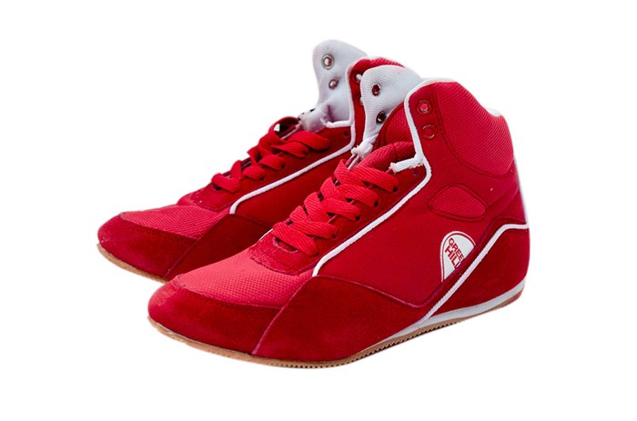 Боксерки GREEN HILL, замша, красные T01851 - фото 3232