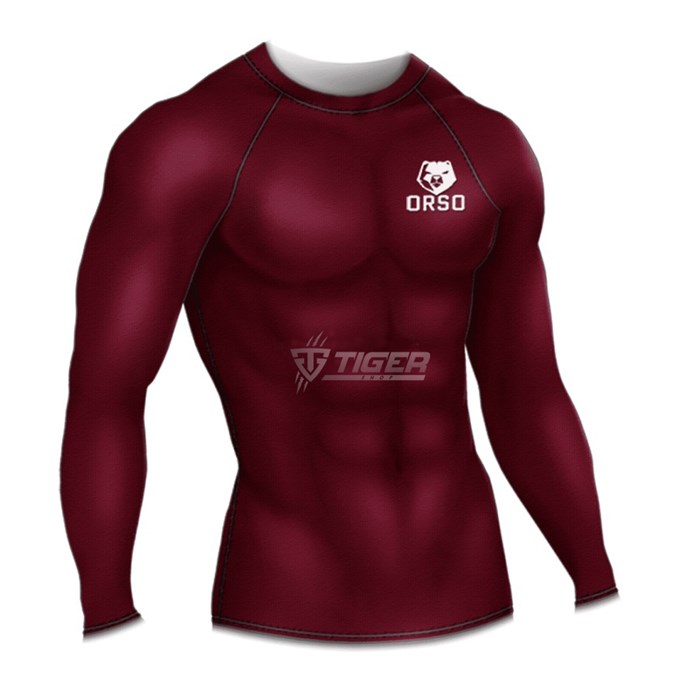 Рашгард Orso Regular (бордовый) T01892 - фото 3248