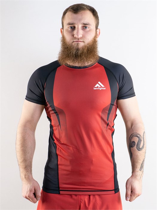 Рашгард "iamfighter" Basic (красный) a3b8ec7f-d405-11ed-0a80-005b0016f95f - фото 3260