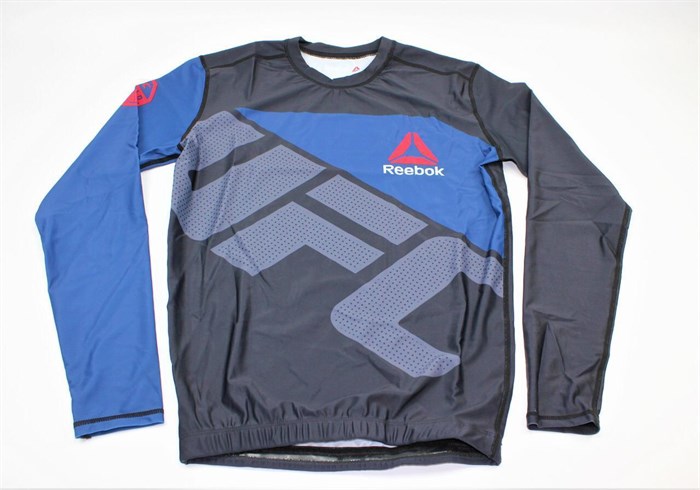 Рашгард Reebok UFC (черно-синяя) T02241 - фото 3422