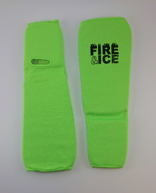 Защита голени и стопы FIREICE (чулком) зеленые T02288 - фото 3454