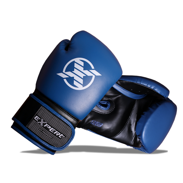 Перчатки для бокса Fight Expert HERO, ПВХ (синий) T02314 - фото 3457