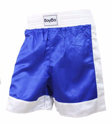 Шорты боксерские BoyBo (синие) T02363 - фото 3526
