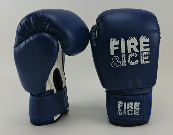 Перчатки боксерские FIREICE, PVC 2 (синий) T02406 - фото 3548