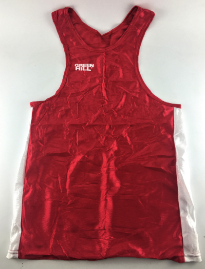 Майка боксерская Green Hill (красная) T02441 - фото 3587