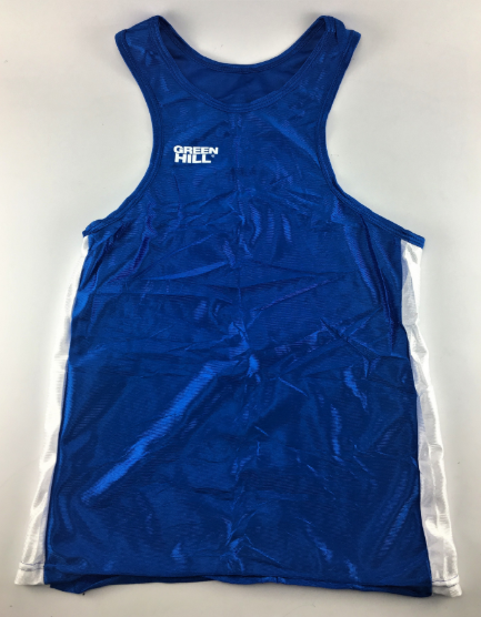 Майка боксерская Green Hill (синяя) T02442 - фото 3588