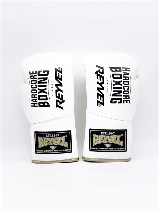 Перчатки боксёрские HARDCORE REYVEL белые aef118ea-deda-11ef-0a80-00a30018a507 - фото 3685