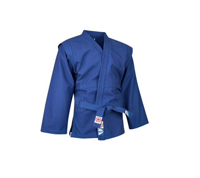 SSJ-10369 Куртка САМБО JUNIOR синяя b0dc915b-bbb1-11f0-0a80-18350007ffdb - фото 3794