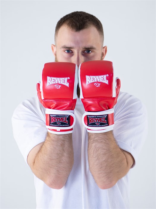 Перчатки для мма Reyvel PRO Training (красный) T02743 - фото 3813