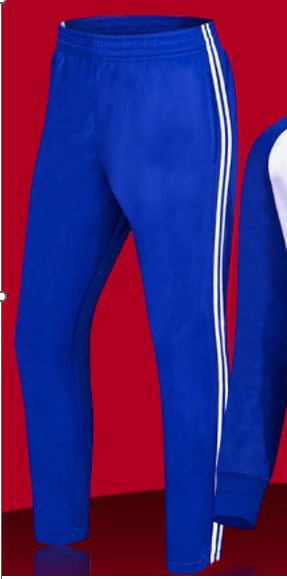 Спортивные штаны синие с белыми полосками 6013# b1cbf68e-202c-11f0-0a80-17d7000ba4a5 - фото 3869