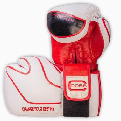 Перчатки для бокса CROSS Flagship White/Red T03304 - фото 3991
