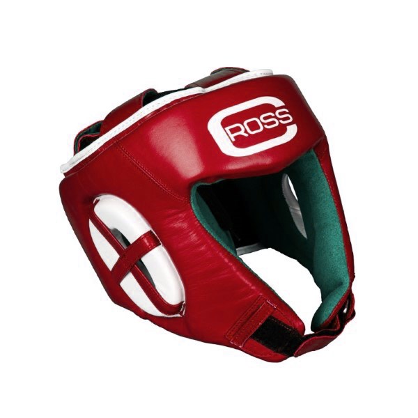 Шлем боксерский CROSS Olimp (красный) T03311 - фото 3994