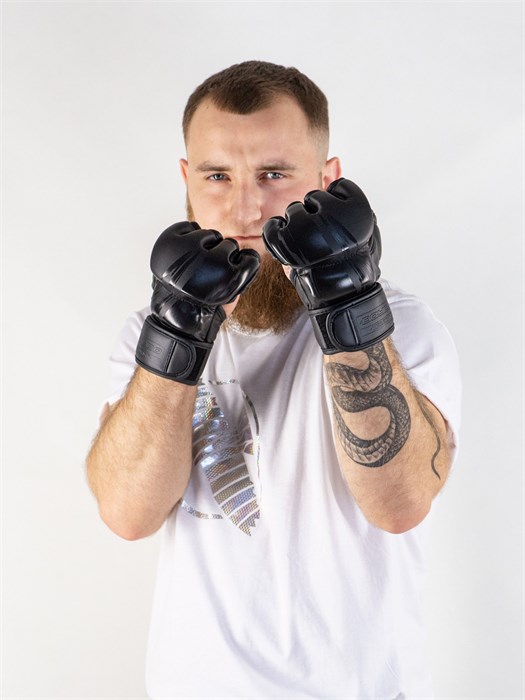 Перчатки ММА BoyBo Stain BGM311, Флекс, черный T03363 - фото 4029