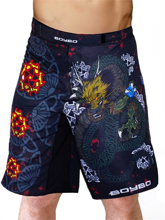 Шорты ММА BoyBo Dragon взрослые b8e54a33-12e6-11ec-0a80-072a0018a9e0 - фото 4256