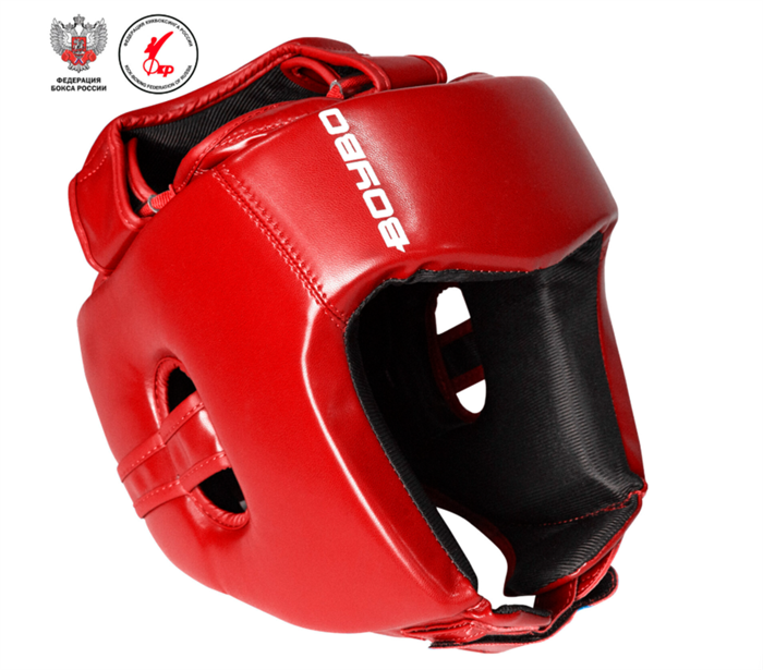 Шлем BoyBo TWIN, IKB-42, одобрен Федерацией Бокса и кикбоксинга красный 1cda4def-1176-11ec-0a80-018700257ac4 - фото 428