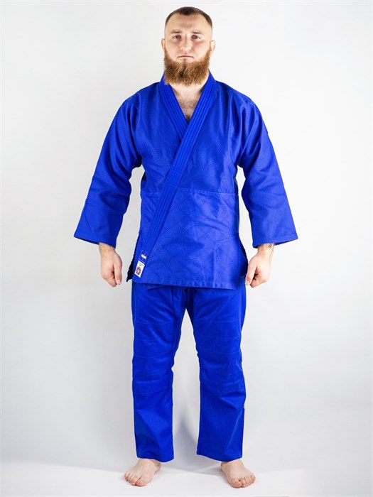 C333 Кимоно для дзюдо подростковое Clinch Judo Silver FDR синее bbf9335b-7972-11ee-0a80-02900026d632 - фото 4300