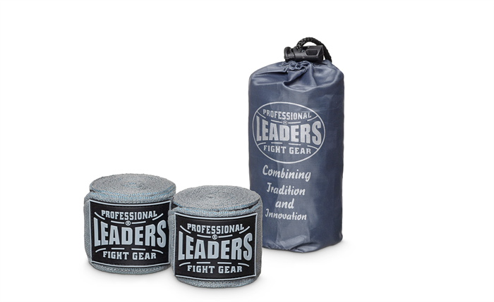 Бинты боксерские LEADERS PRO 84/16  ( 84% PV/16% нейлон, серый) d0d1571a-2a45-11ef-0a80-170d0010efbd - фото 4659