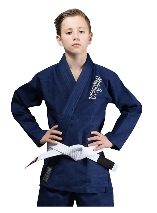 Кимоно для BJJ Venum Contender темно-синее d6539f03-bae4-11f0-0a80-0c250006adfd - фото 4763